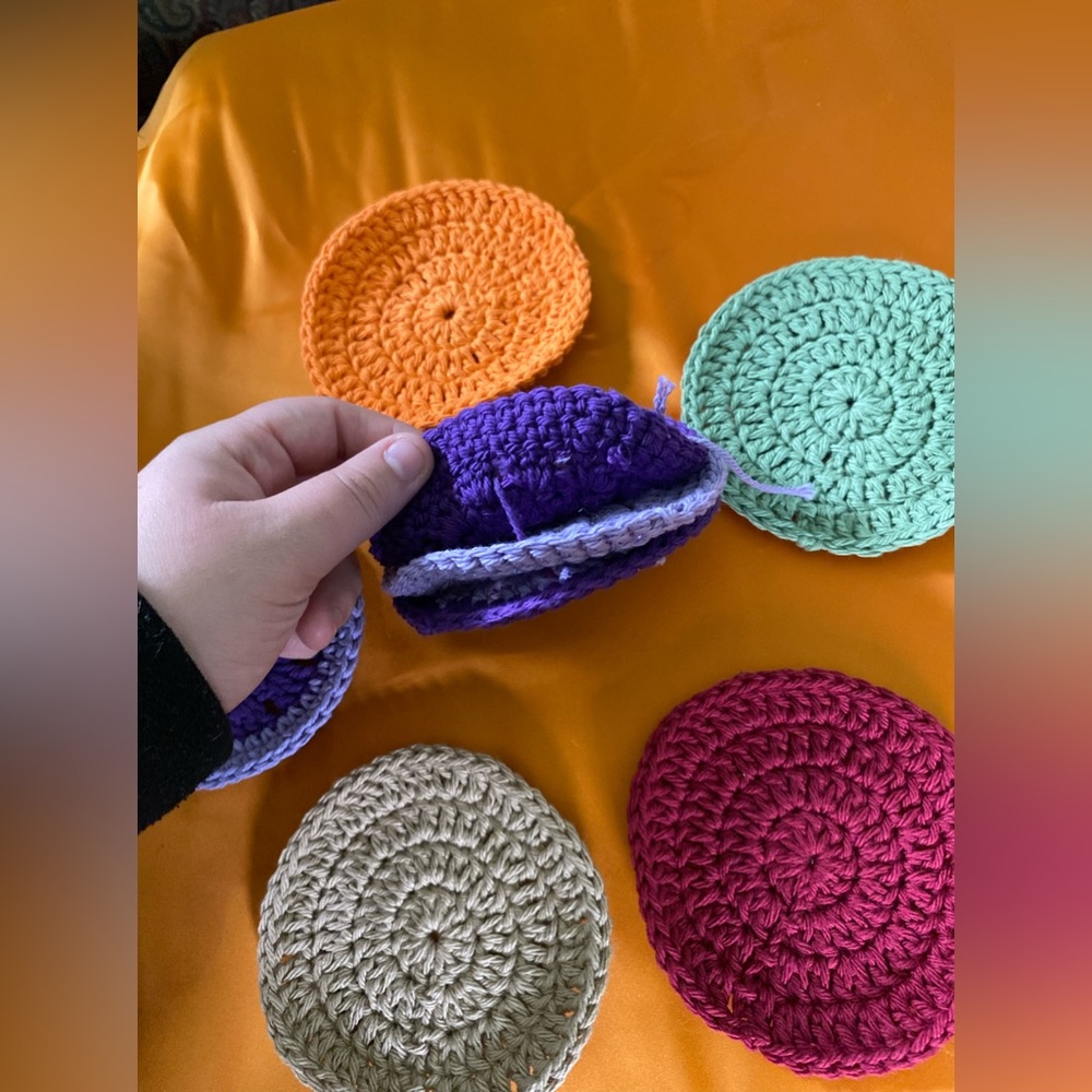 Hand-Crocheted Coasters!!! - Picture 2 of 9